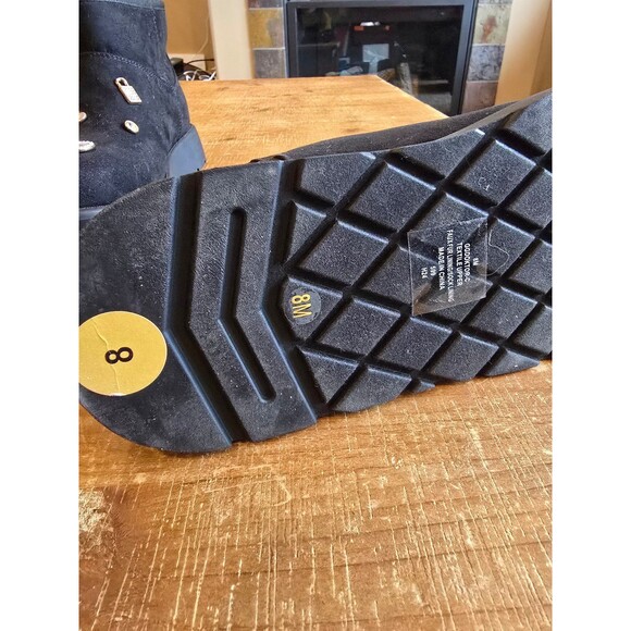 GBG Los Angeles black new without box boots with charms women's size 8 - Picture 6 of 7